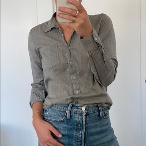 Steven Alan | Grey Button Down